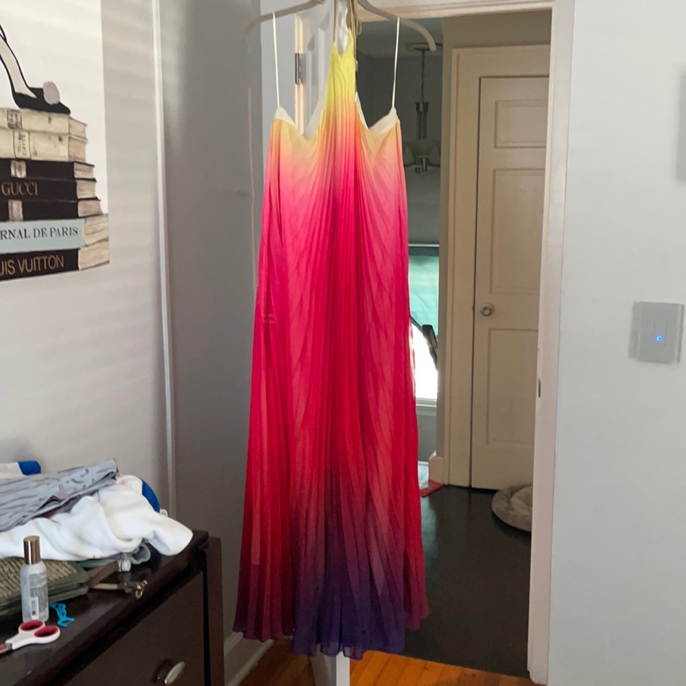 Sunset ombré dress- multi